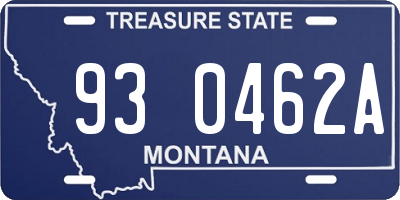 MT license plate 930462A