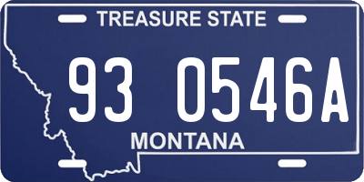 MT license plate 930546A