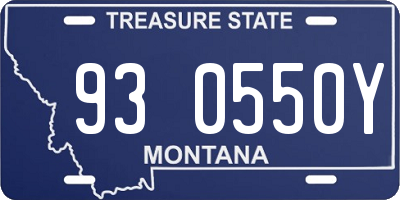 MT license plate 930550Y