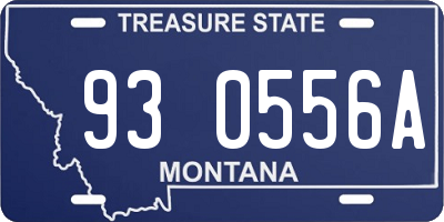 MT license plate 930556A