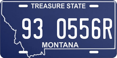MT license plate 930556R