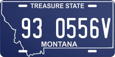 MT license plate 930556V
