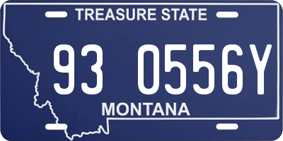 MT license plate 930556Y
