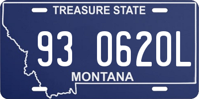MT license plate 930620L