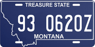 MT license plate 930620Z