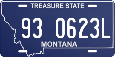 MT license plate 930623L