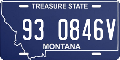 MT license plate 930846V