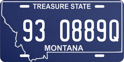 MT license plate 930889Q