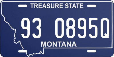 MT license plate 930895Q