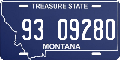 MT license plate 930928O