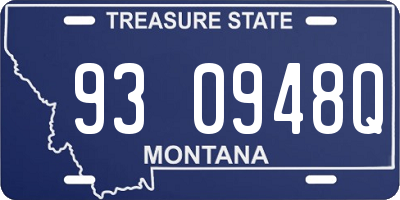 MT license plate 930948Q