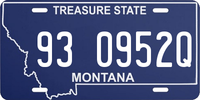 MT license plate 930952Q