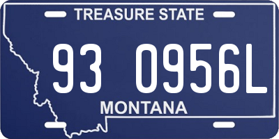 MT license plate 930956L