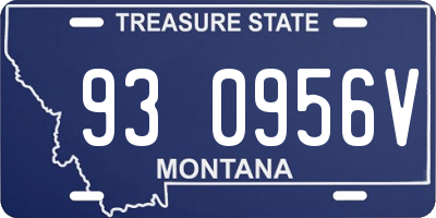 MT license plate 930956V
