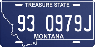 MT license plate 930979J