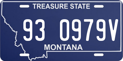 MT license plate 930979V