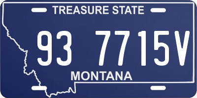 MT license plate 937715V