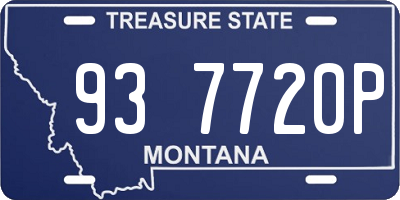 MT license plate 937720P