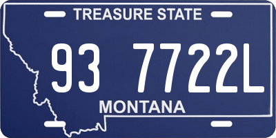 MT license plate 937722L