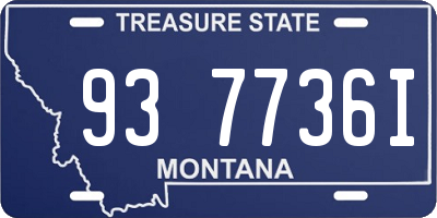 MT license plate 937736I