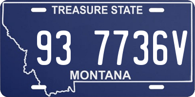 MT license plate 937736V