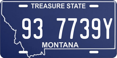MT license plate 937739Y