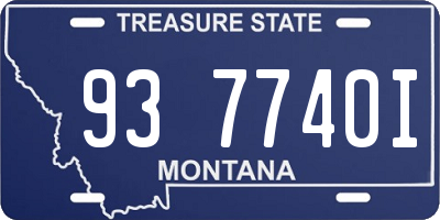MT license plate 937740I