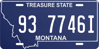 MT license plate 937746I