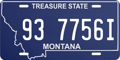 MT license plate 937756I