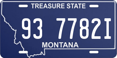 MT license plate 937782I