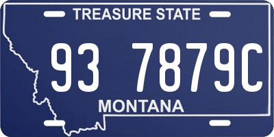 MT license plate 937879C
