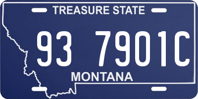 MT license plate 937901C