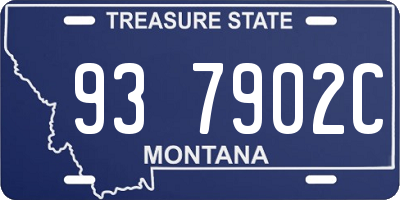 MT license plate 937902C