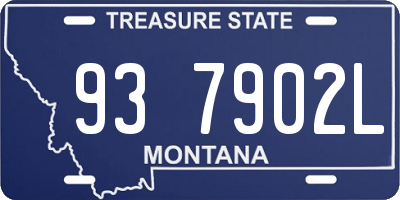 MT license plate 937902L