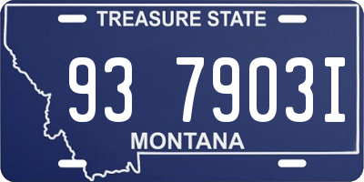 MT license plate 937903I