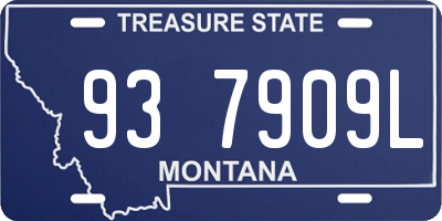 MT license plate 937909L