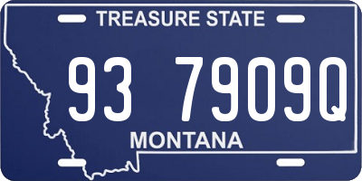 MT license plate 937909Q