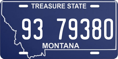 MT license plate 937938O