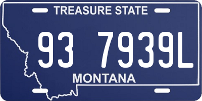 MT license plate 937939L