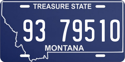 MT license plate 937951O