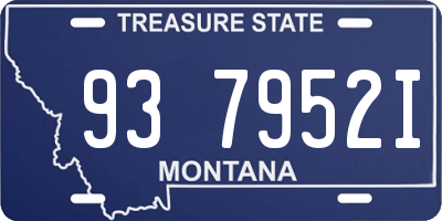 MT license plate 937952I