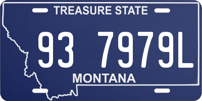 MT license plate 937979L