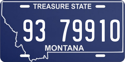 MT license plate 937991O