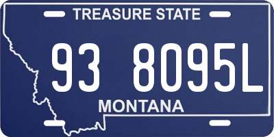 MT license plate 938095L