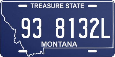 MT license plate 938132L