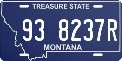 MT license plate 938237R