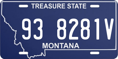 MT license plate 938281V