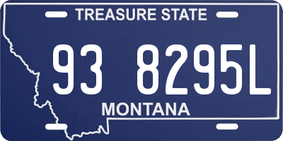 MT license plate 938295L