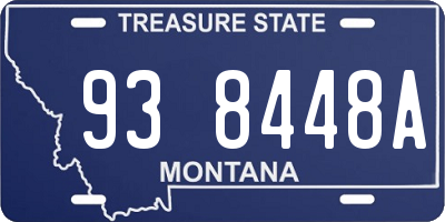 MT license plate 938448A