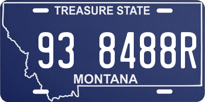 MT license plate 938488R